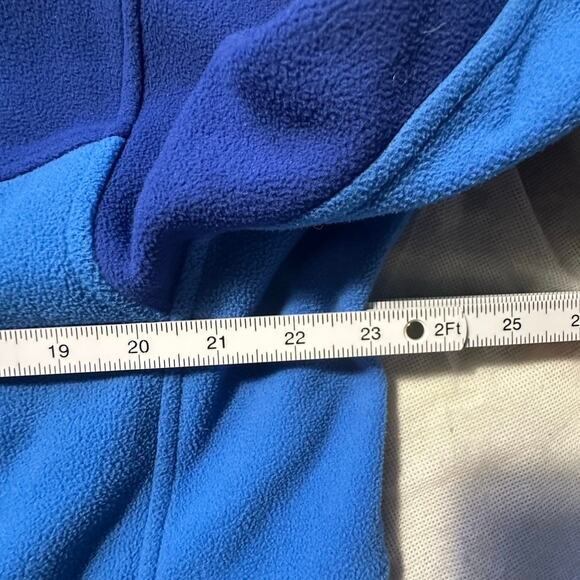 North Face Large Men’s Fleece Navy Royal Blue Gorpcore Windfall Classic Jacket - Picture 6 of 8